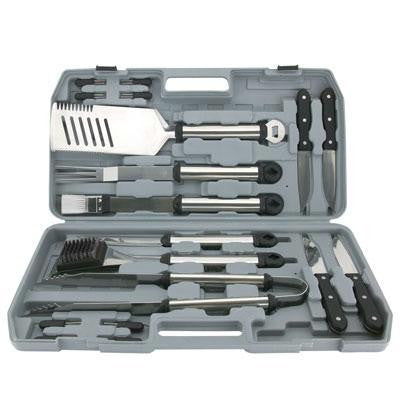 18 Pc Grilling Tool Set w Case