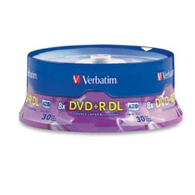 DVD+R DL 8.5gb 8x Branded 30 p