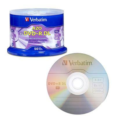 8.5GB DVDR 8X 50pk Color