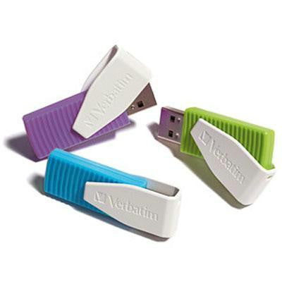 Swivel USB2.0 8GB 3pk BGV
