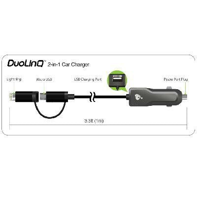 DuoLinq 2 in 1 Car Charger
