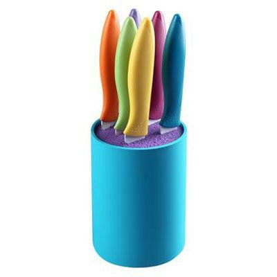 PL 7pc Rnd NS Knife Block Set