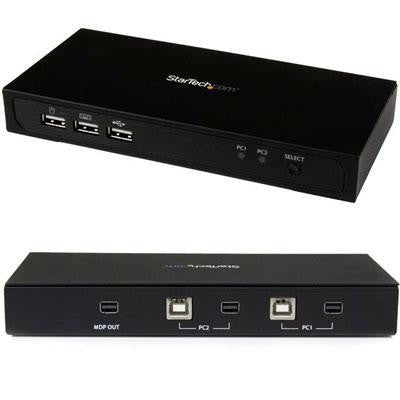 2 Port mDP KVM Switch 4K