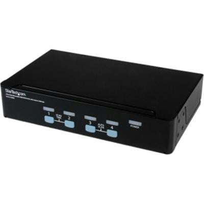 4-Port USB KVM Switch w/audio
