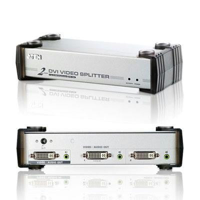2 Port DVI Video Splitter