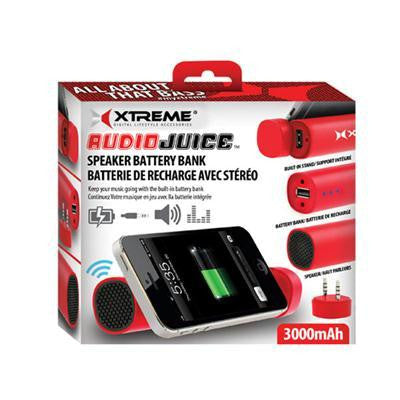 AudioJuice Spk BatteryBnk Red