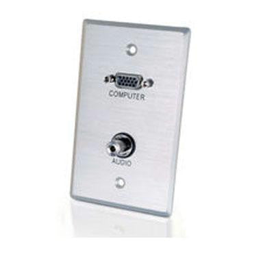 HD15 VGA 3.5mm Wall Plate