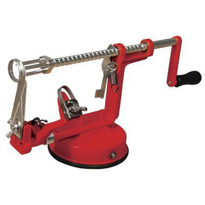 Apple peeler core and slicer
