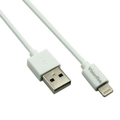 Lightning to USB Wht 2 Cable
