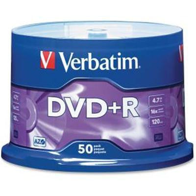 DVD+R 4.7GB 16X 50 Pack