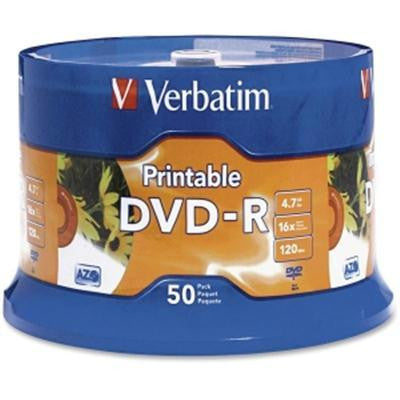 DVD-R 4.7GB 16x White 50pk Sp