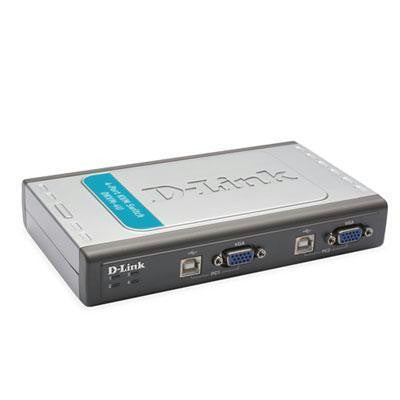 4-Port USB KVM Switch with 2 K