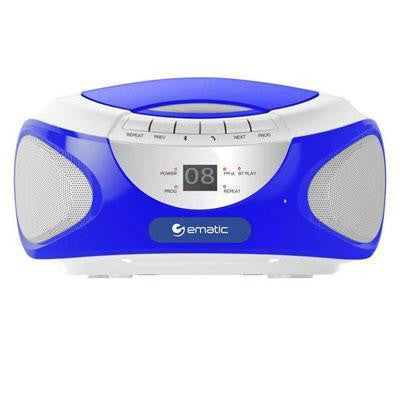 CD Bluetooth Boombox Blue