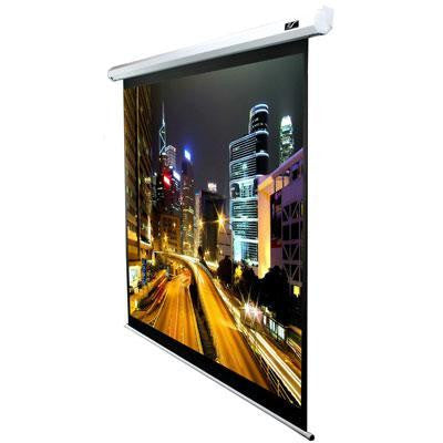 84" Electric Screen White Top