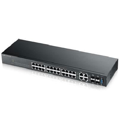 24 Port Gig Pls 4 Gig SFP Exp