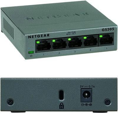 5 Port Gigabit Switch Metal