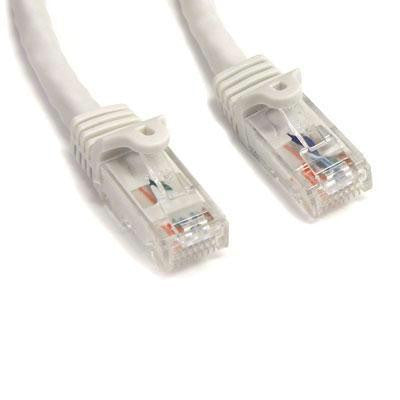 50 ft White Snagless Cat6 UTP