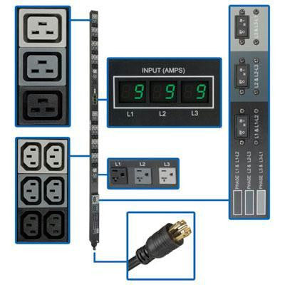 PDU 3 Phase Metered 208V 120V