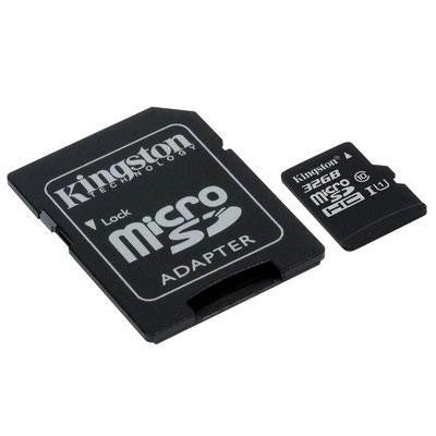 32GB microSDHC CL10 UHS 1