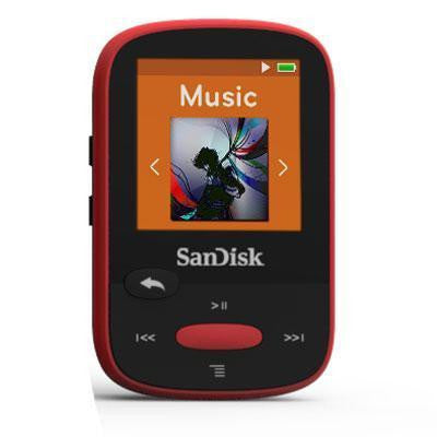 Clip Sport MP3 Player 4G Red