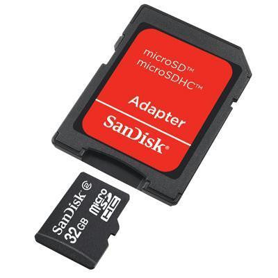 32GB microSDHC Card+Adapter