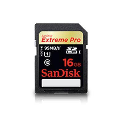 16GB Extreme Pro SDHC UHS-I