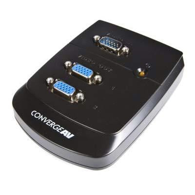 2 Port Wall Mount VGA Splitter