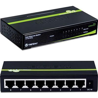8 Port 10 100Mbps Green Switch