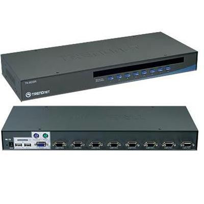 8-port USB KVM Swtc.Rack Mount