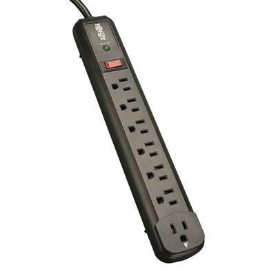 7 Right Angle Outlets, Black