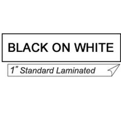 BLACK ON WHITE - 24MM