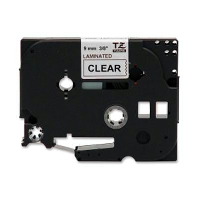 BLACK ON CLEAR 3-8" TAPE