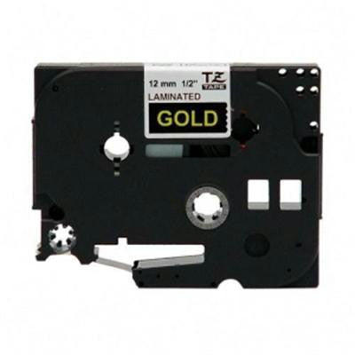 Gold on Black 1-2" Tape