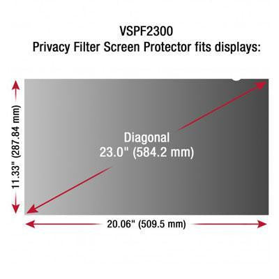 23.0" Privcy Filtr Scrn Protec