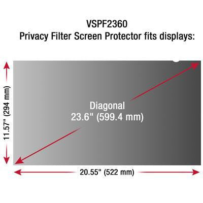 23.6" Prvcy Filter Scn Protect